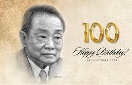 Robert Kuok turns centenarian, Happy 100th Birthday!